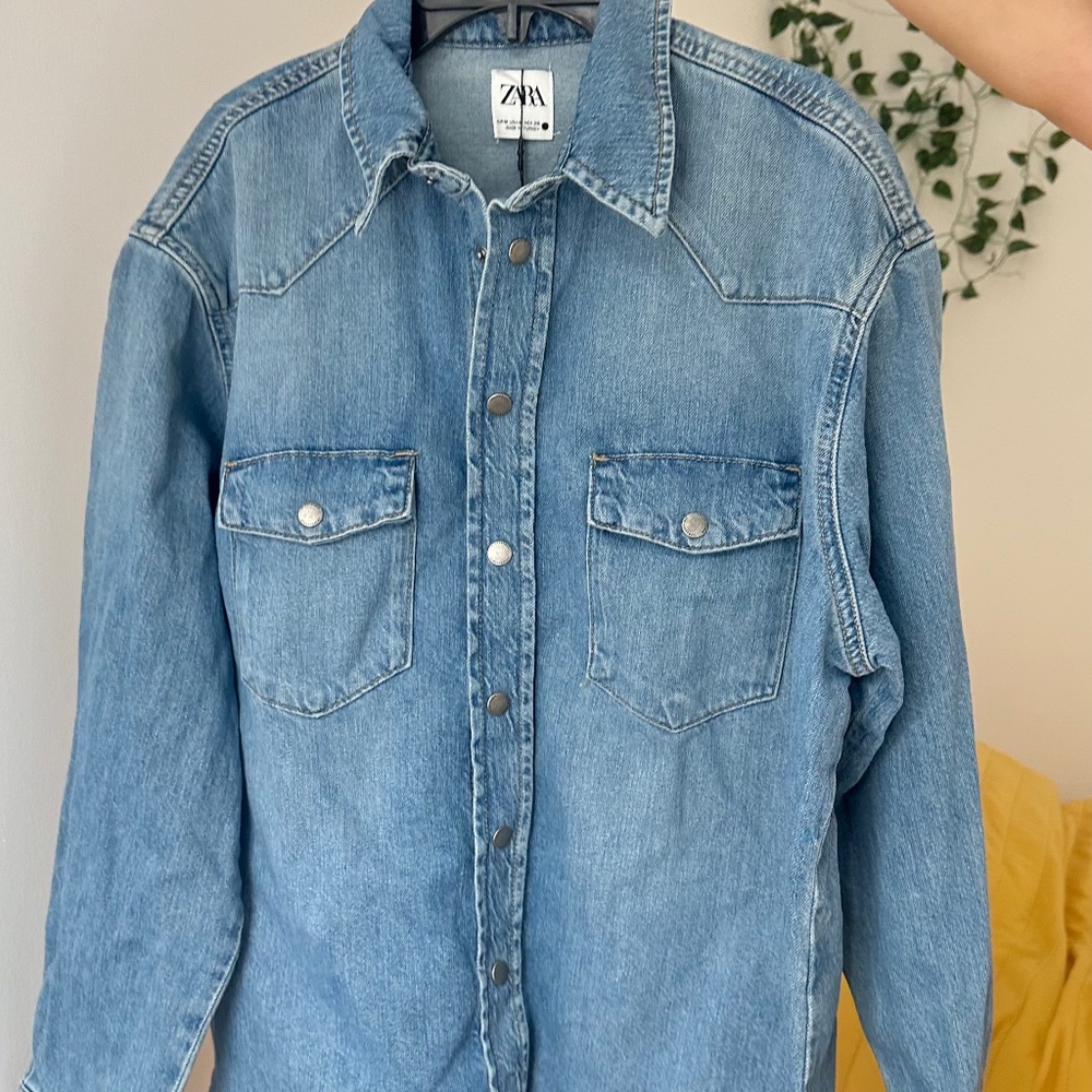 DENIM OVERSHIRT ZW COLLECTION